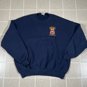 Vintage Buffalo Fire Department Crewneck Sweatshirt Size 2XL